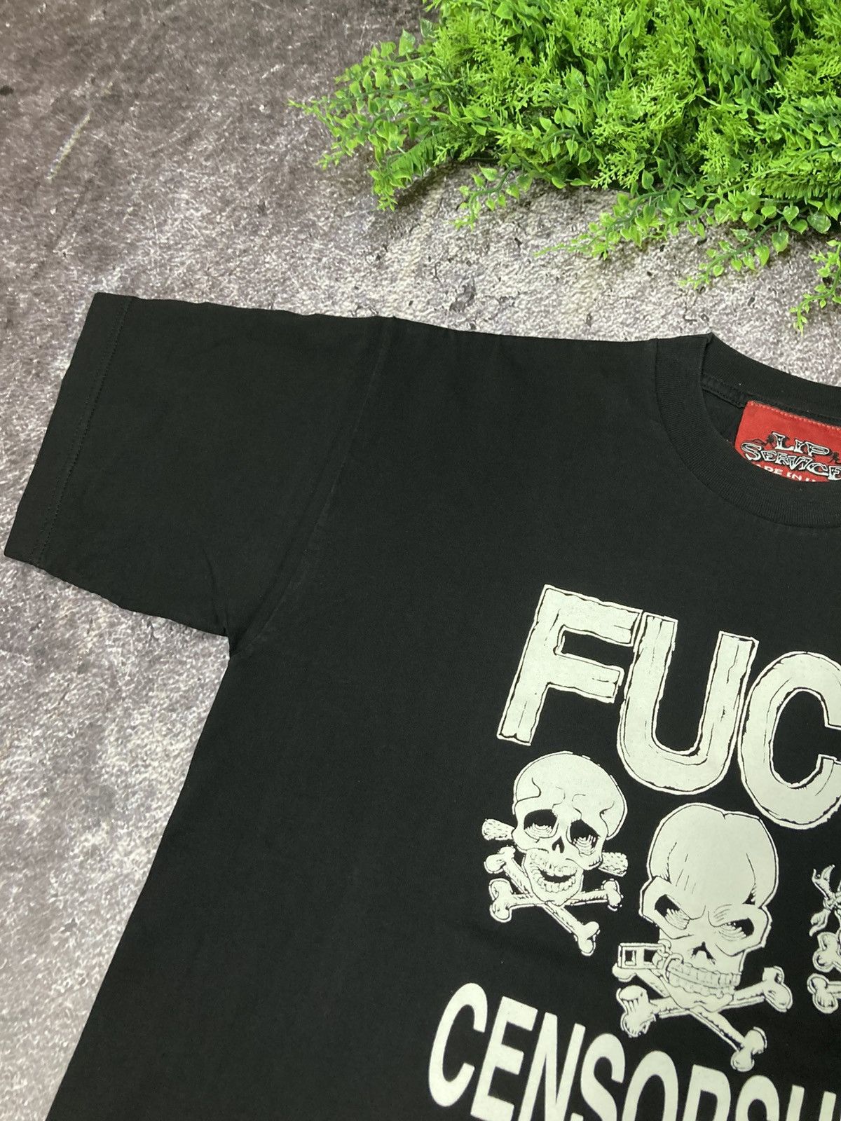 Lip Service VINTAGE LIP SERVICE LOS ANGELES FUCK CENSORSHIP T-SHIRT TEE Size US L / EU 52-54 / 3 - 5 Thumbnail