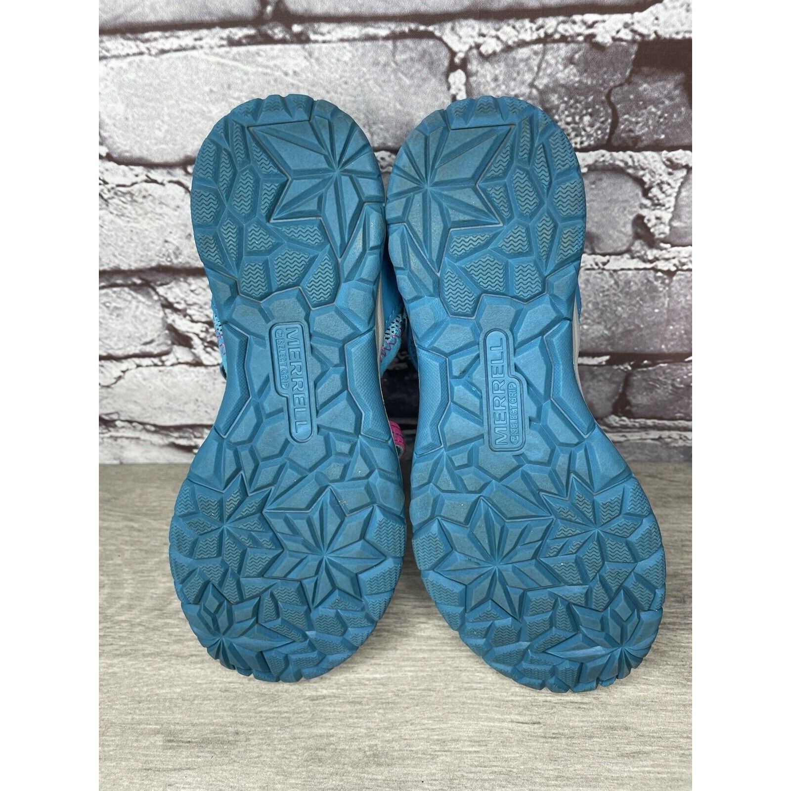 Merrell Merrellb61594 Blue Textile Synthetic Mesh Maryjane Strap Sho Size US 5 / IT 35 - 17 Thumbnail