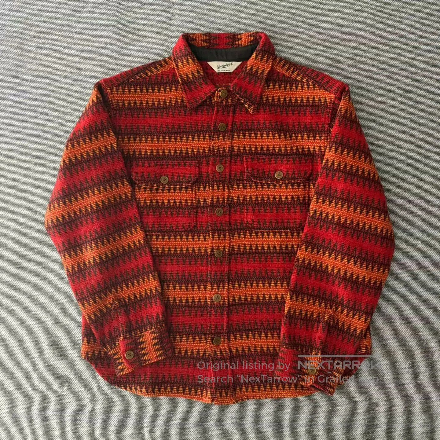 Tenderloin Tenderloin K7 Ethnic Wool Shirt. Size US L / EU 52-54 / 3 - 1 Thumbnail