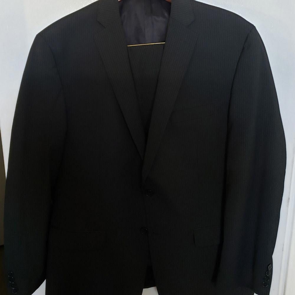 Calvin Klein CT1040a Calvin Klein Men's Suit Black Size 38R - 6 Thumbnail