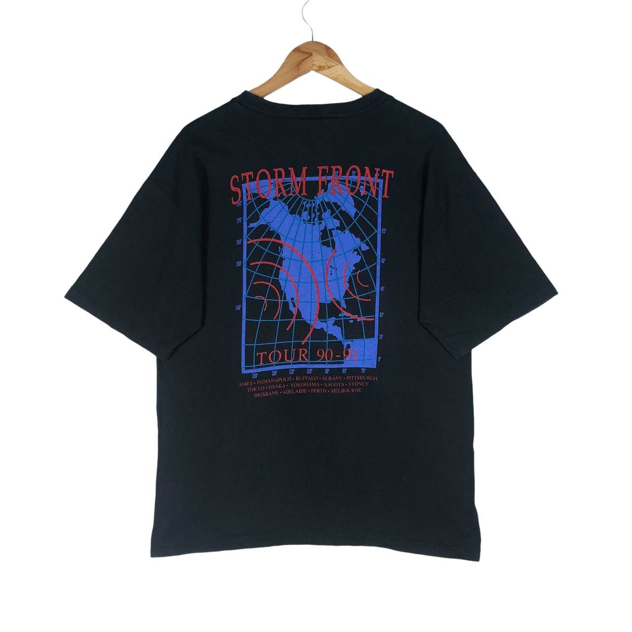 Vintage Vintage 90's Billy Joel Storm Tour T-Shirt Size US M / EU 48-50 / 2 - 6 Thumbnail
