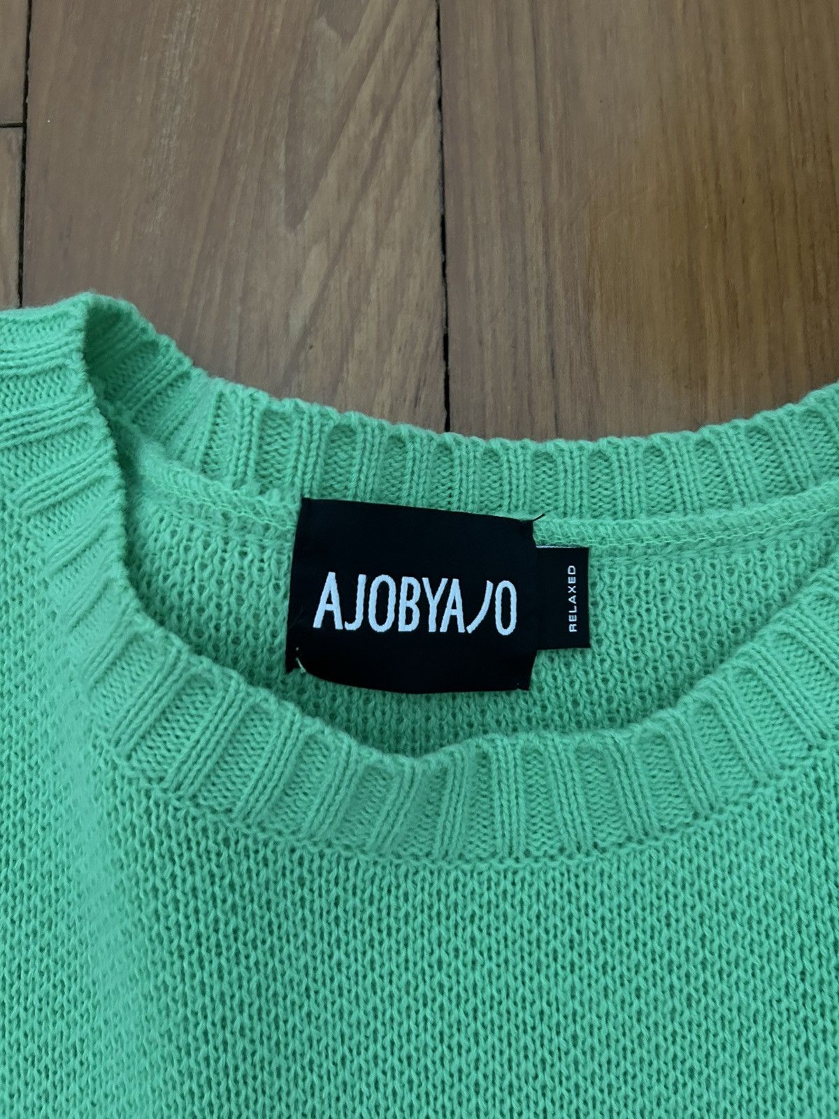 Designer × Vintage Oversized ajobyajo green printed sweater Size US M / EU 48-50 / 2 - 3 Thumbnail