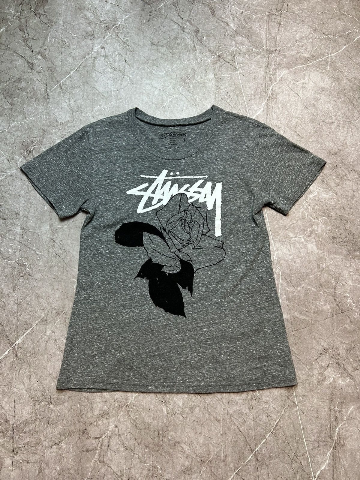 Stussy × Vintage Vintage STUSSY BIG LOGO Made in Usa T-Shirt Size M / US 6-8 / IT 42-44 - 2 Thumbnail