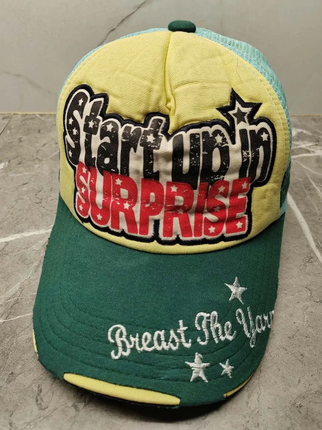image of Vintage S.ruffers Distressed Style Trucker Cap Hat in Mix, Men's