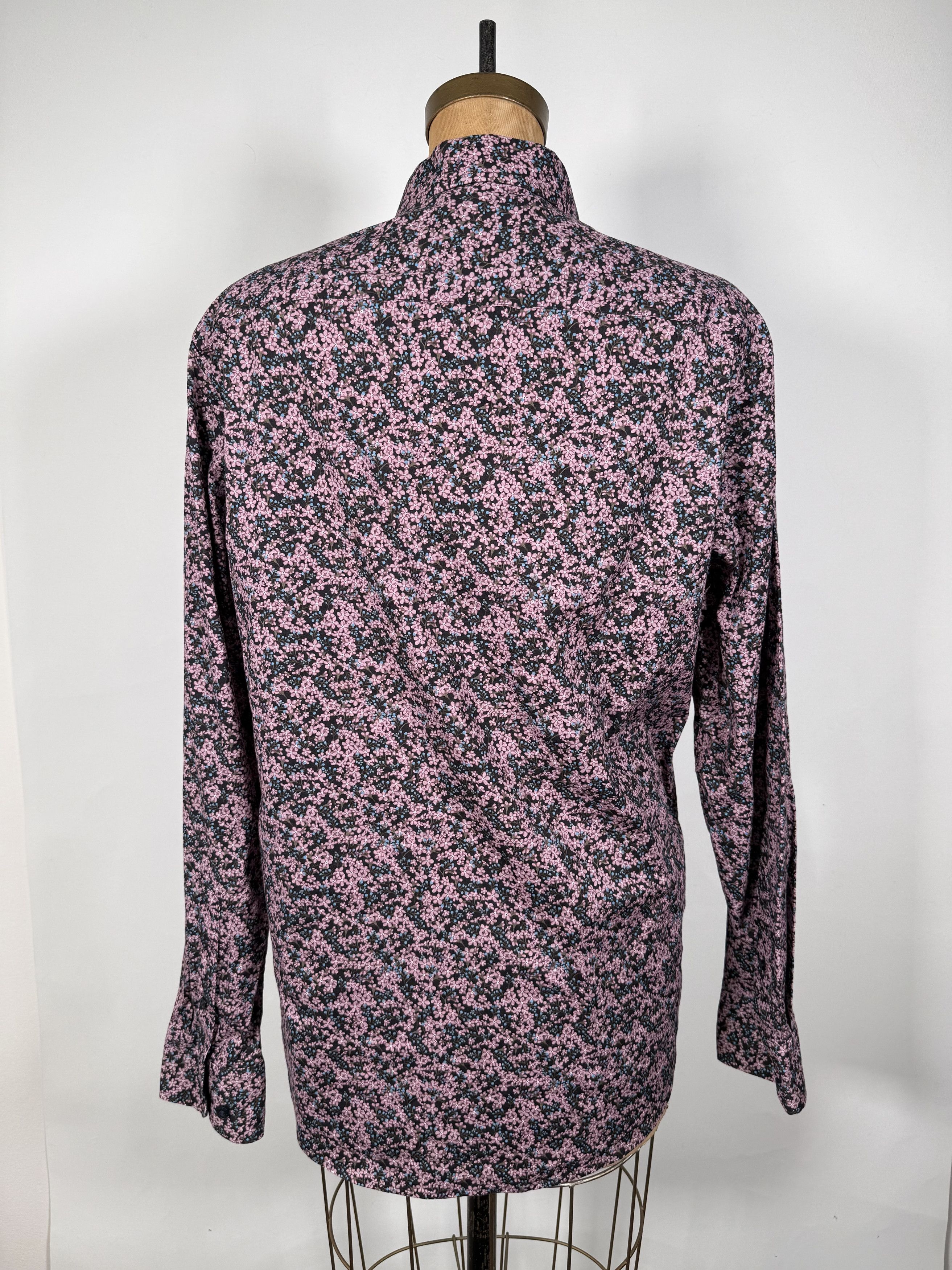 Vintage Vintage John Lennon Flower Pattern Button Up Shirt Size US L / EU 52-54 / 3 - 2 Thumbnail