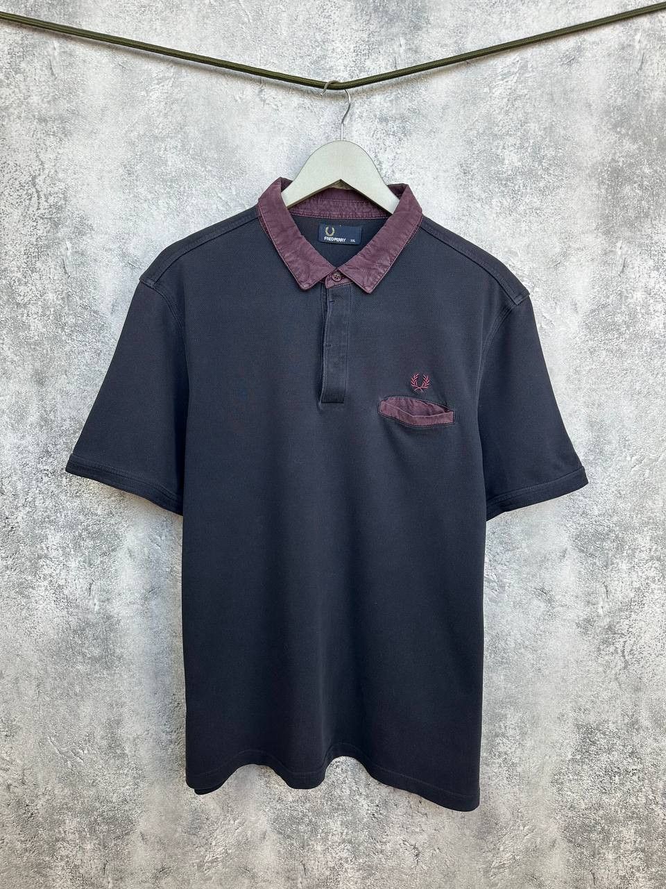 Fred Perry Fred Perry Polo Shirt Contrast Collar Pocket Pique Casual Size US XXL / EU 58 / 5 - 1 Thumbnail