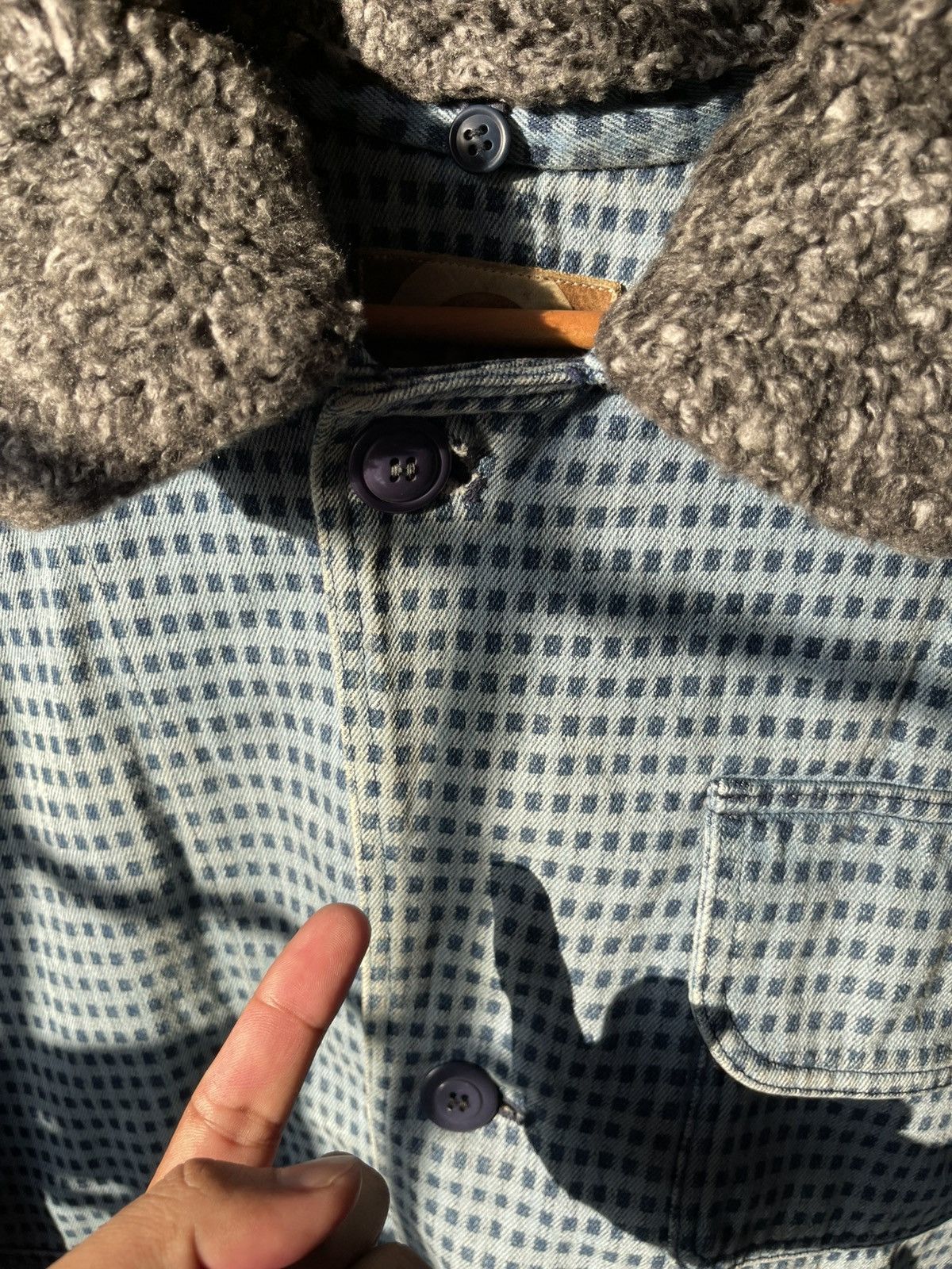 Issey Miyake 80s Rare Issey Miyake Back Pocket Indigo Blue Jacket #98 Size US XL / EU 56 / 4 - 8 Thumbnail