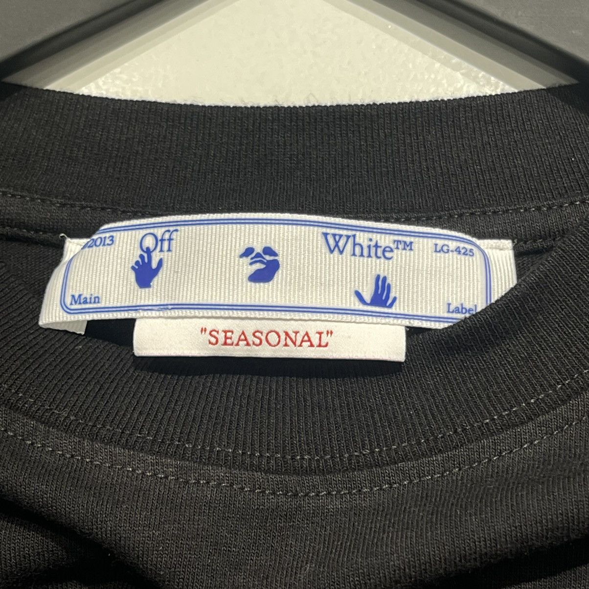 Off-White Off-White Wave Outline Diagonal T-Shirt Size US S / EU 44-46 / 1 - 6 Thumbnail