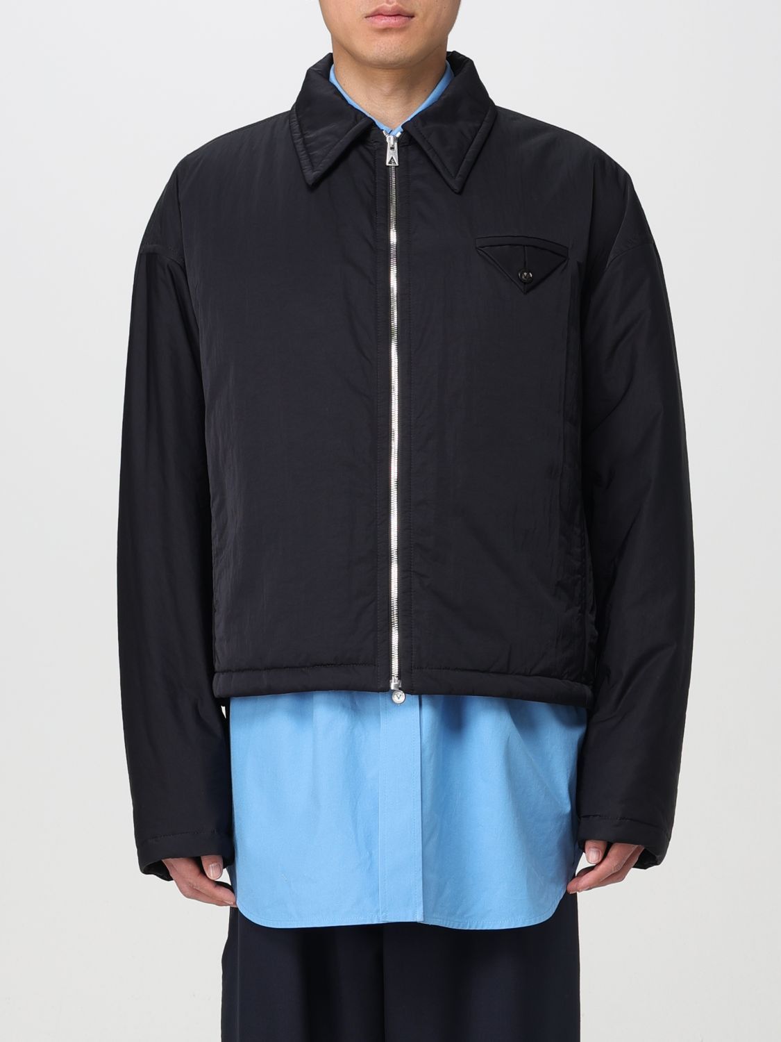 image of Bottega Veneta Jacket Men Black (Size Medium)