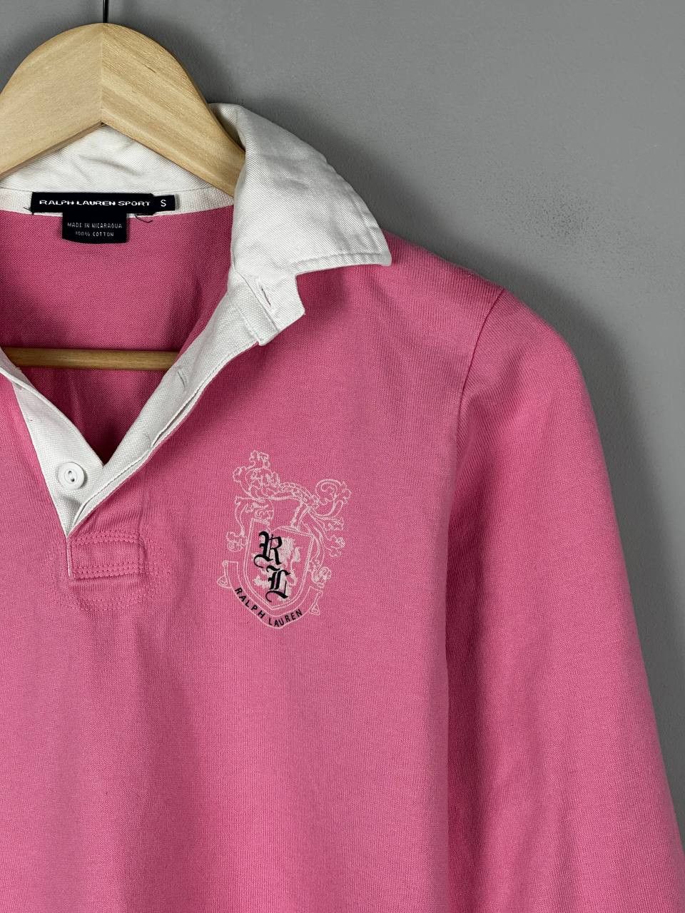 Polo Ralph Lauren Vintage Y2K Polo Ralph Lauren Rugby Shirt Long Sleeve Size S / US 4 / IT 40 - 4 Thumbnail