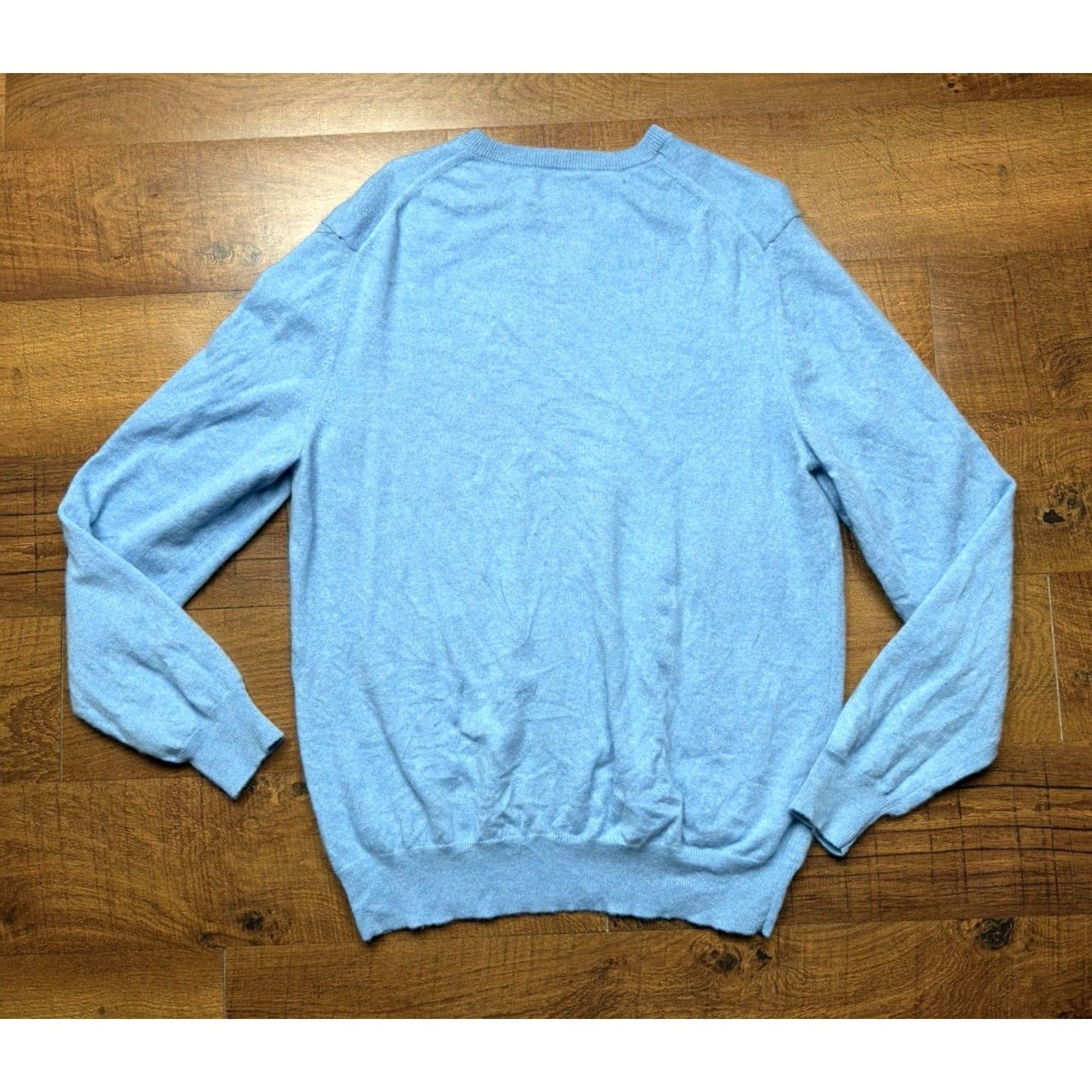Vintage Black Brown 1826 Sweater Mens XL Blue Cashmere Light Neck Men Size Size US XL / EU 56 / 4 - 4 Thumbnail