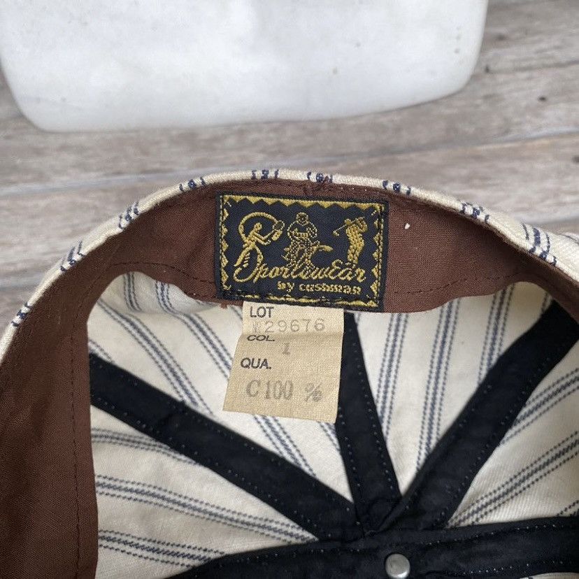 Cushman × Japanese Brand × Vintage Btw cushman sportswear hickory city boy flat cap Size ONE SIZE - 6 Thumbnail