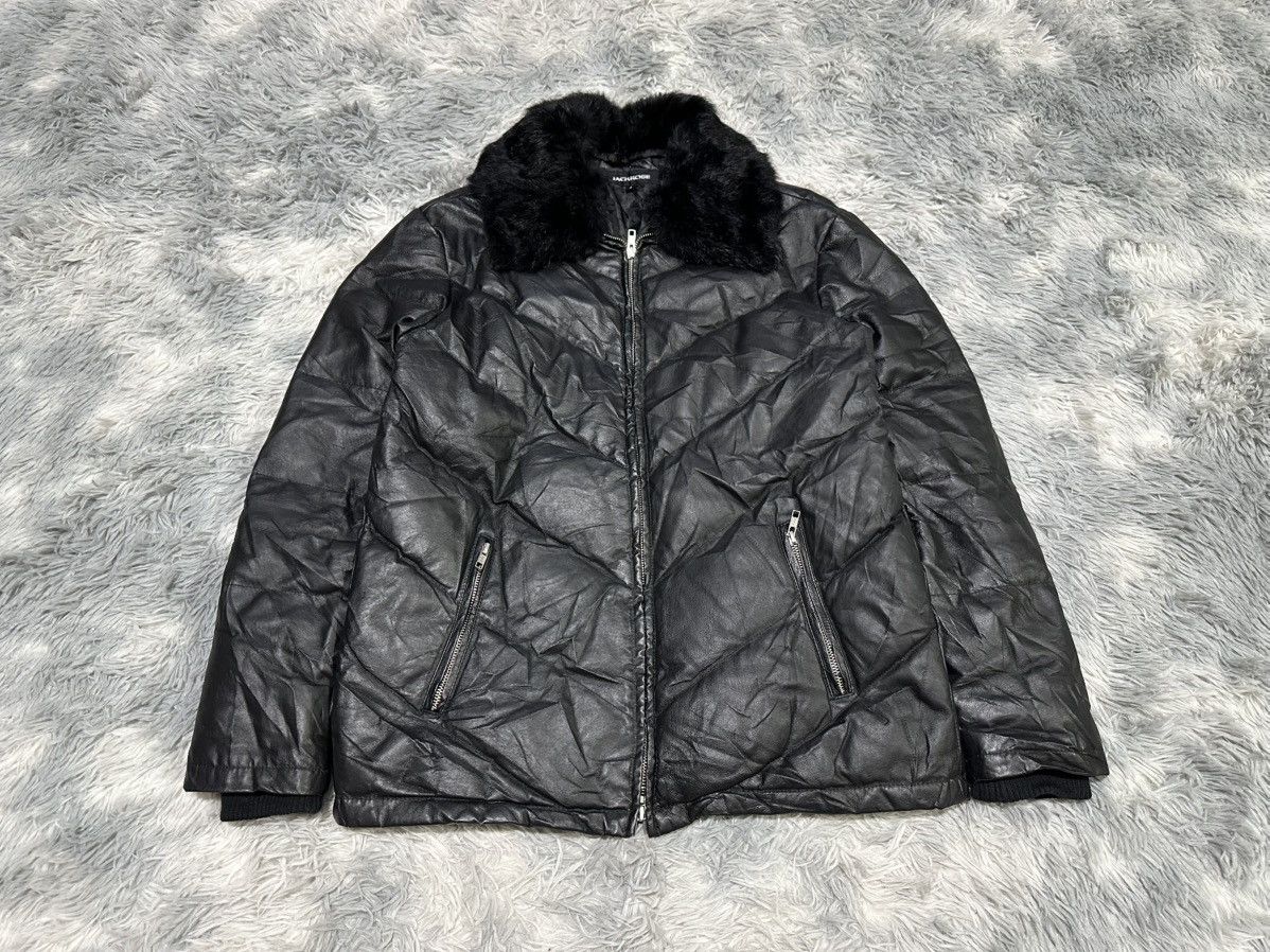 JACKROSE 🔥Y2K Archive Jackrose Fur Collar Pigskin Leather Down Jacket Size US L / EU 52-54 / 3 - 1 Thumbnail