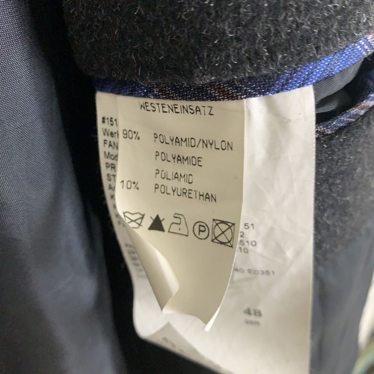 Designer × Vintage Vintage CG Club Of Gents Cashwool Coat Size 38R - 12 Thumbnail