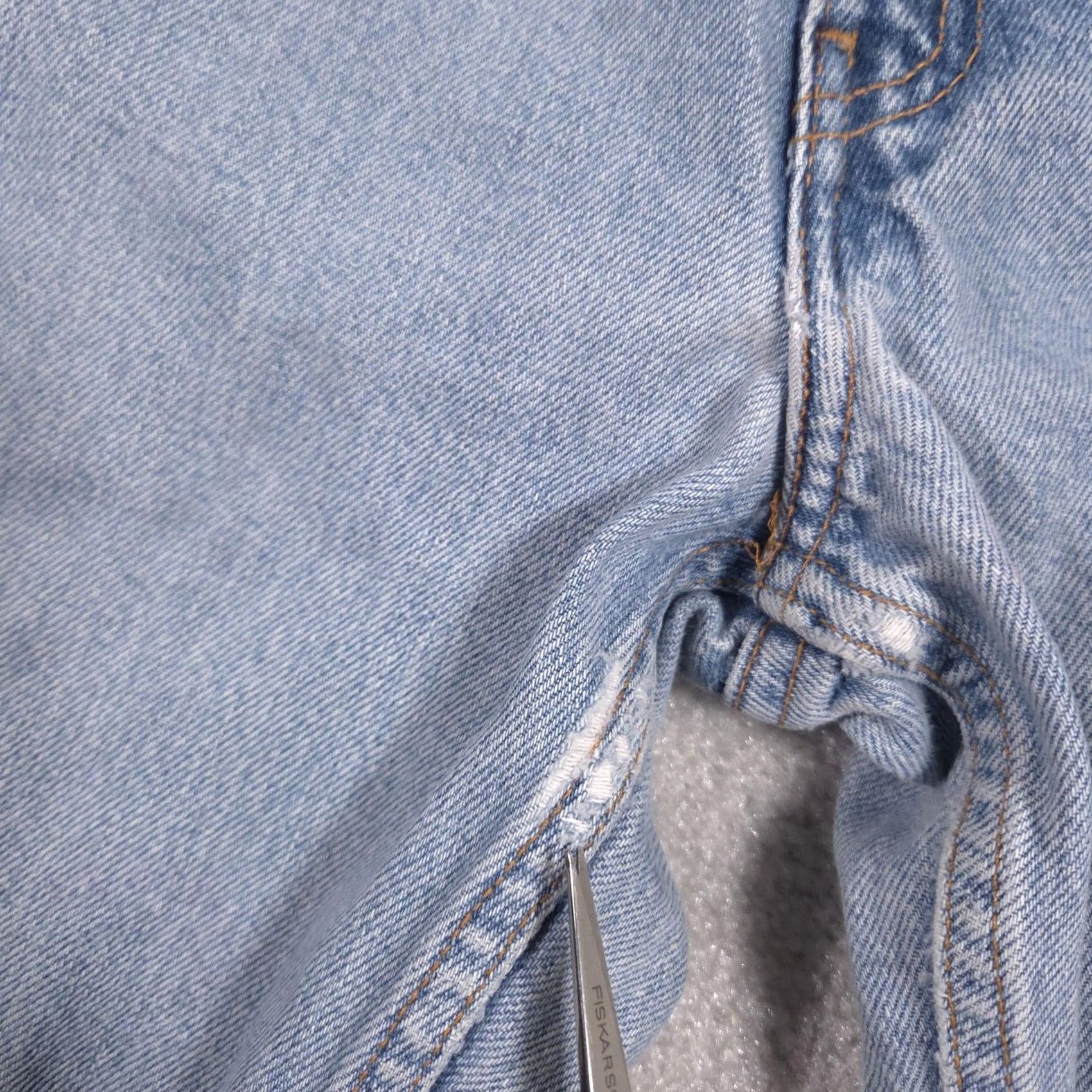 Levi's VINTAGE Levi's 550 Jeans Womens Junior 7 Blue High Rise Relaxed Tapered Leg 26x31 Denim Size 28" / US 6 / IT 42 - 6 Thumbnail