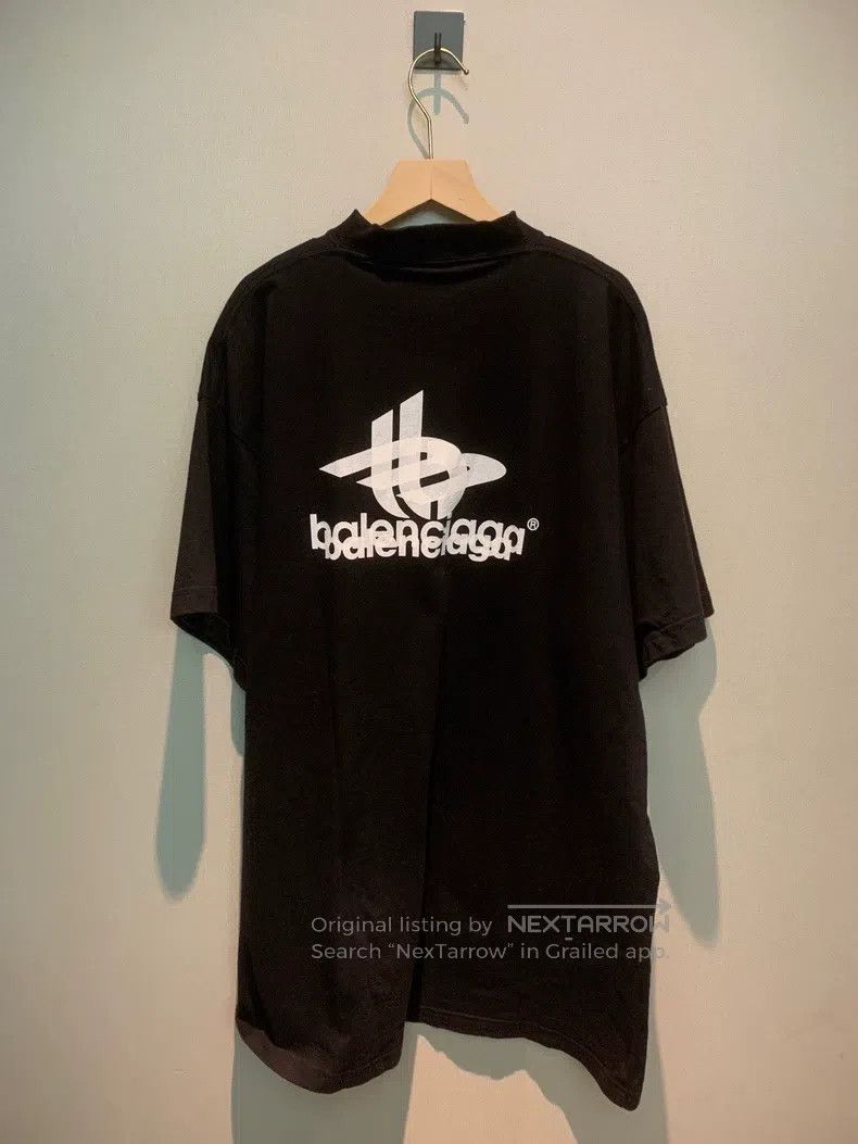Balenciaga Balenciaga Phantom Overlapped Letter Logo Short Sleeve Size US M / EU 48-50 / 2 - 2 Thumbnail