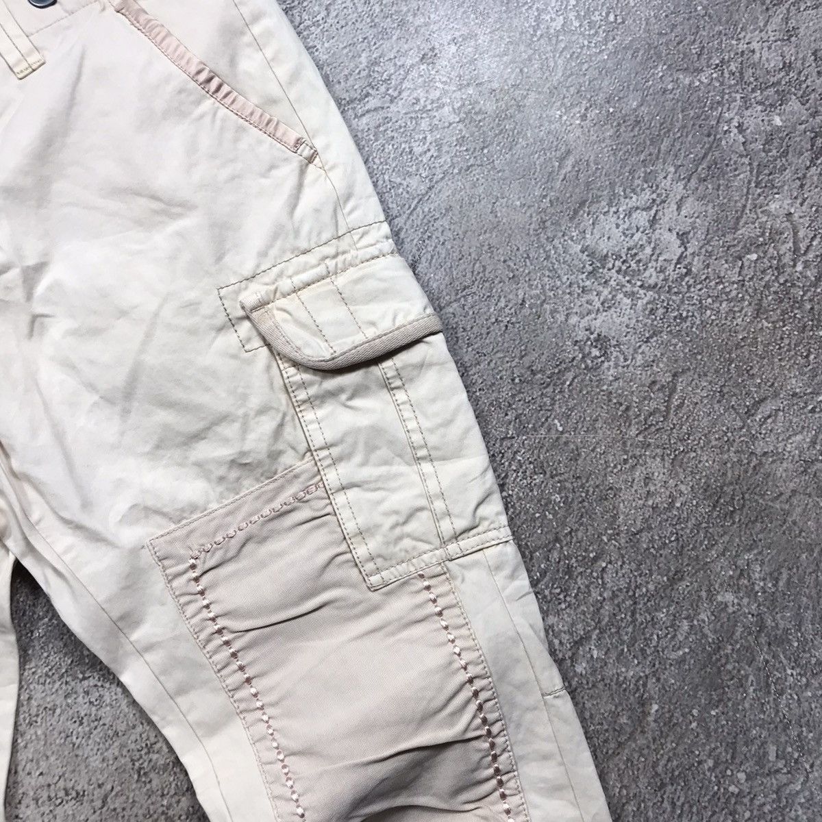Vintage Vintage 90s Baggy Cargo Pants Distressed Workwear Grunge 30 Size 30" / US 8 / IT 44 - 4 Thumbnail