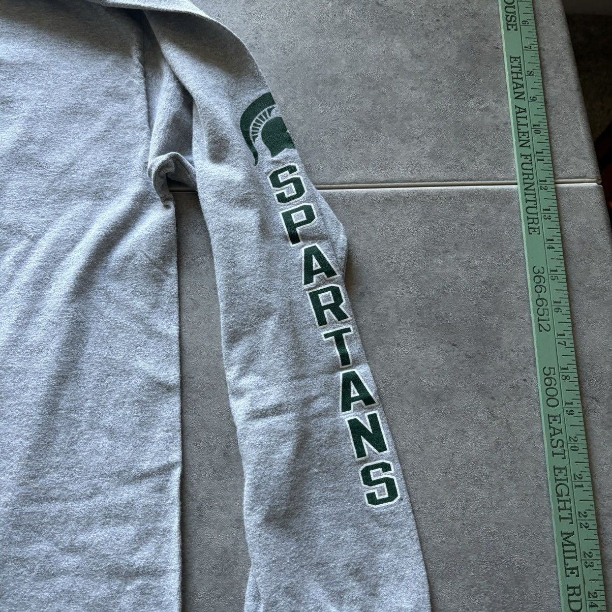 Gildan Vintage gray Michigan state spartans msu long sleeve tshirt Size US XL / EU 56 / 4 - 5 Thumbnail