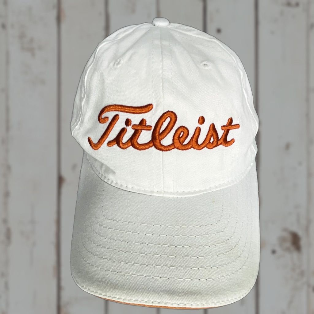 Casquette Titleist Vintage – Fabriquée Aux USA, Beige, Taille Unique