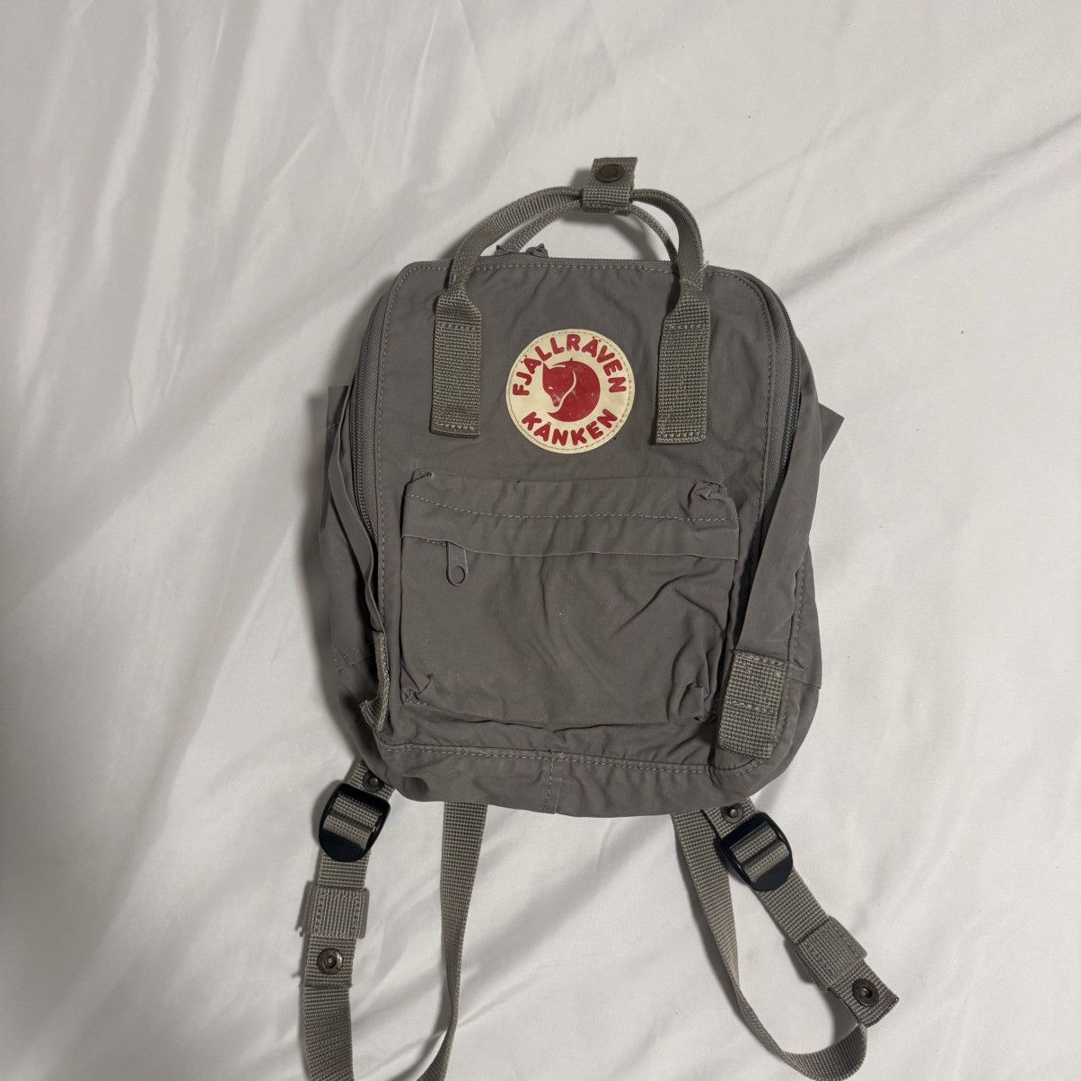 Fjallraven Fjällräven Kånken Mini Backpack – Grey Size ONE SIZE - 1 Thumbnail