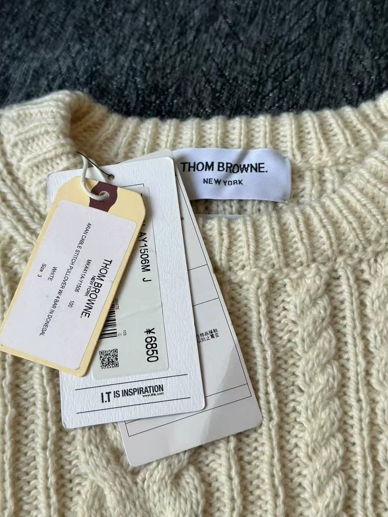 Thom Browne THOM BROWNE Armband sweater 2502-Nextarrow Size US L / EU 52-54 / 3 - 3 Thumbnail
