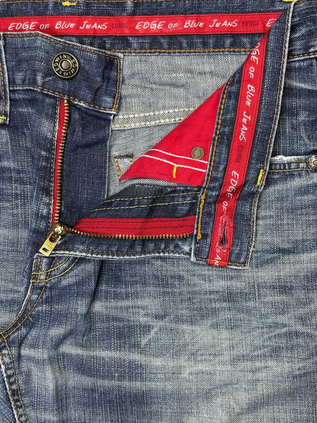 Edwin × Japanese Brand Vintage Japanese Edwin 503 Faded Wash Loose Jeans Size US 32 / EU 48 - 9 Thumbnail
