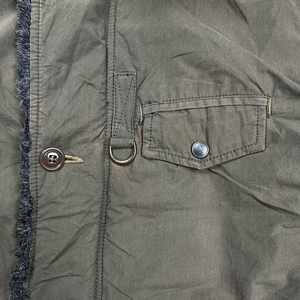 If Six Was Nine × Johnbull × Le Grande Bleu (L.G.B.) Vintage Johnbull military trim fur lined jacket Goa style Size US L / EU 52-54 / 3 - 8 Thumbnail