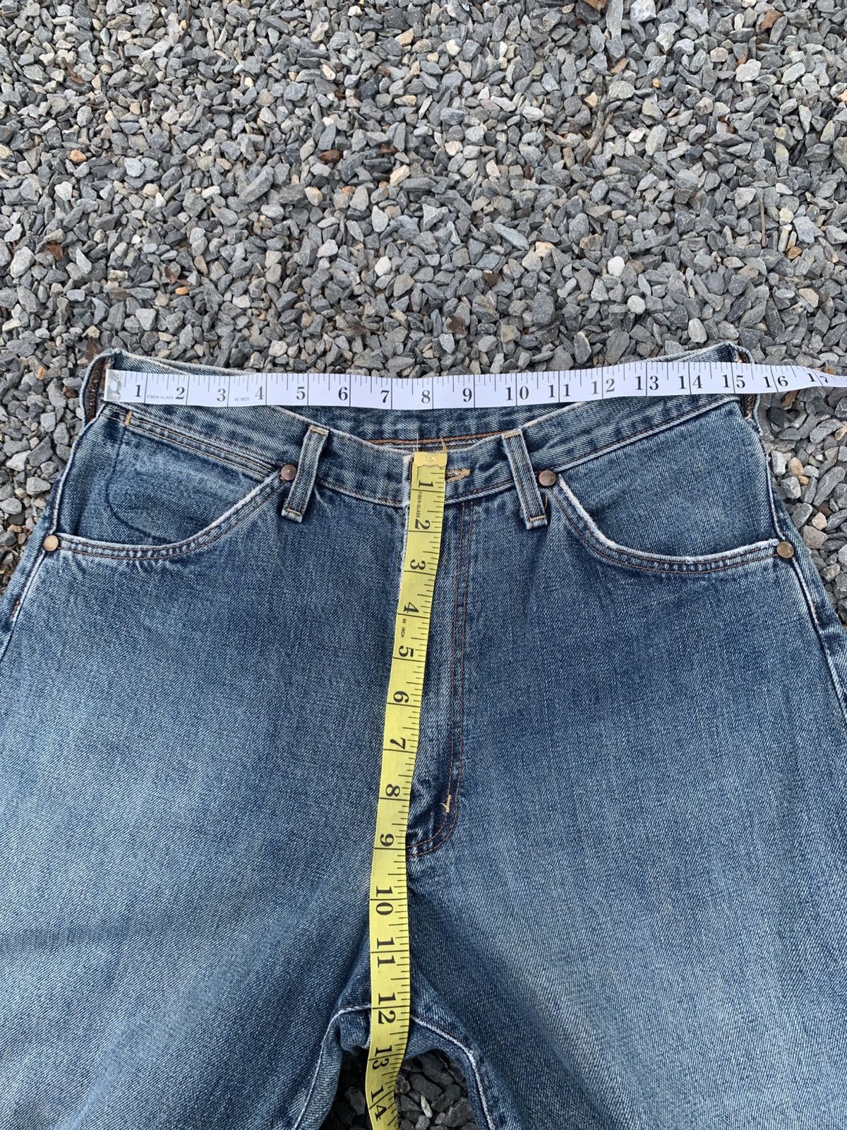 Kapital VINTAGE WRANGLER SELVEDGE BAGGY WESTERN FADED DENIM Size US 31 - 17 Thumbnail
