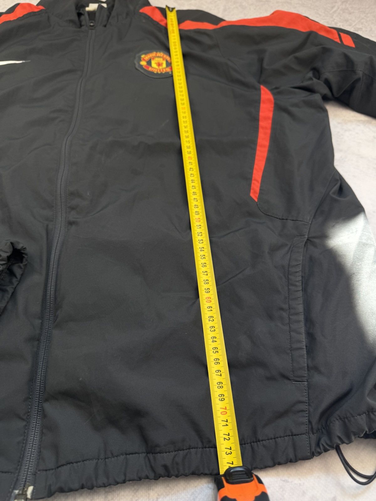 Nike × Vintage NIKE MANCHESTER UNITED VINTAGE BASIC LOGO BAGGY LIGHT JACKET Size US XL / EU 56 / 4 - 10 Thumbnail