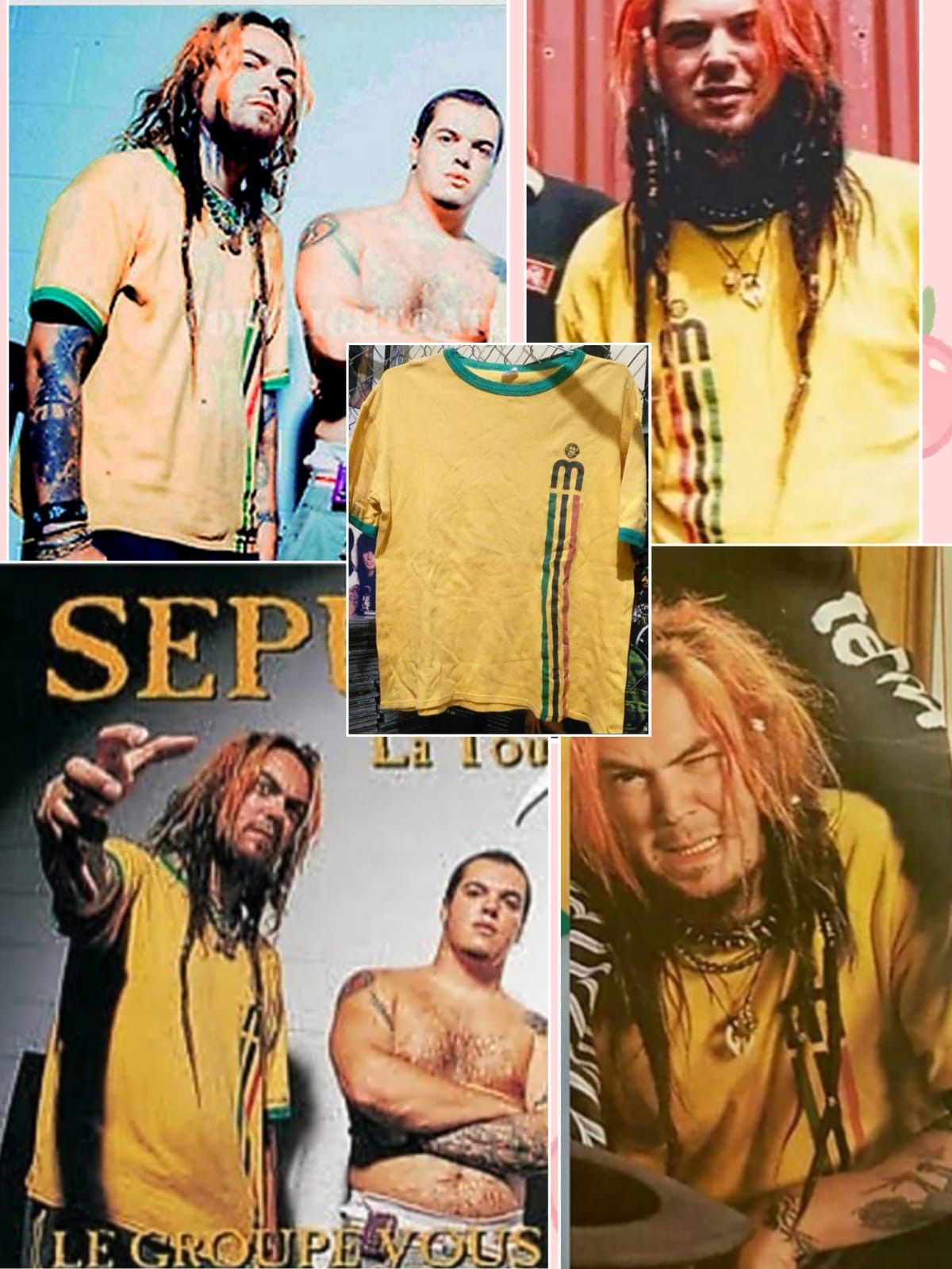 Rare vintage bob marley shirt max cavalera XL fit L