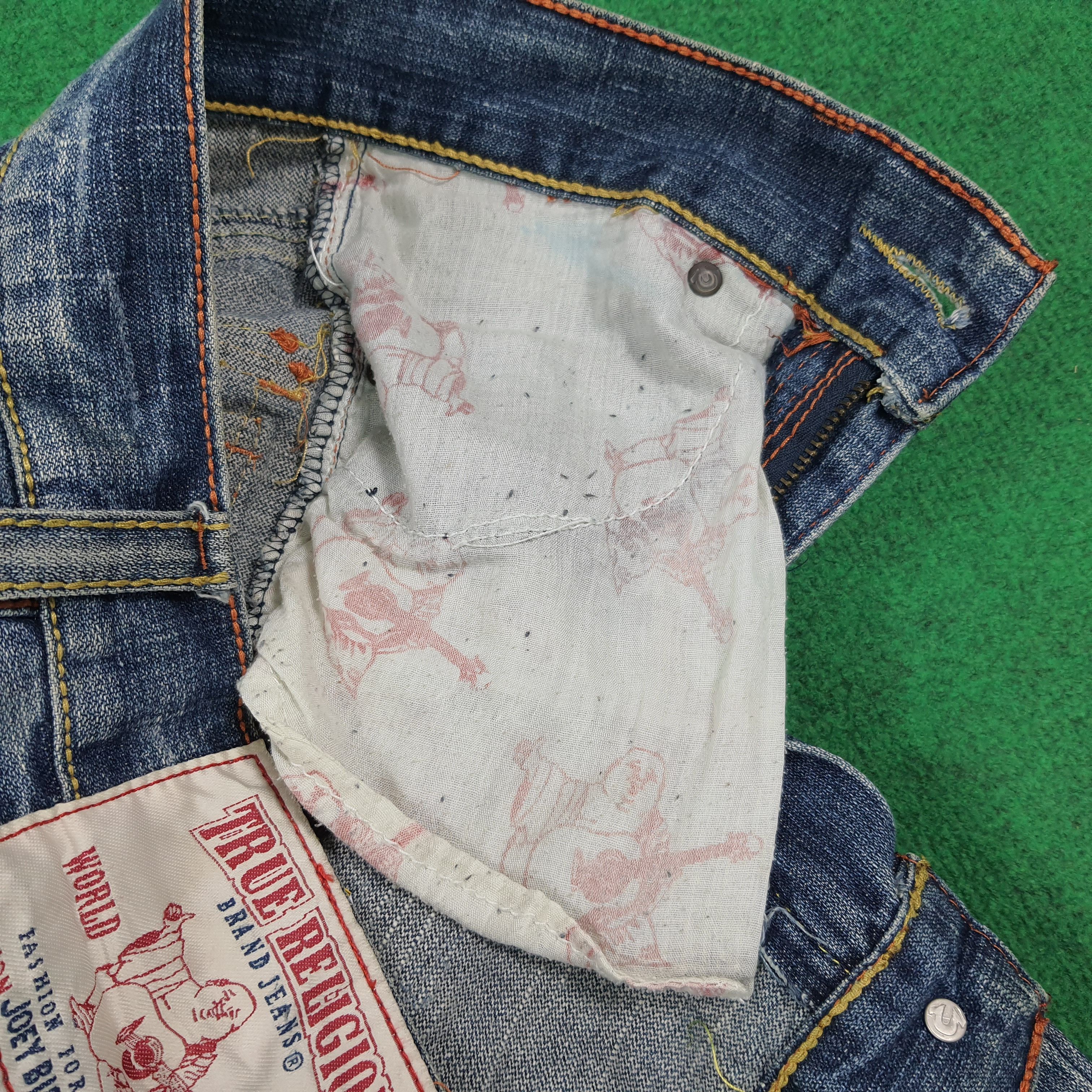 True Religion Vintage True Religion Joey Big T Flare Jeans C297N23 Size US 31 - 11 Thumbnail