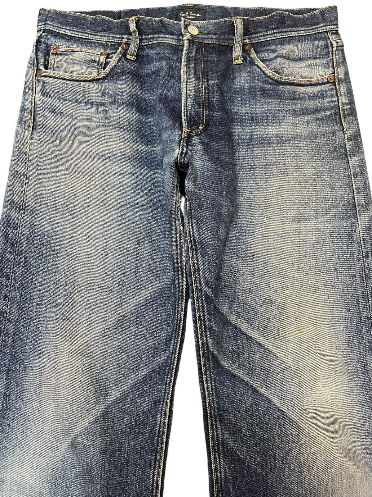Paul Smith Vintage Paul Smith Whiskers Faded Grunge Denim Size US 34 / EU 50 - 2 Thumbnail