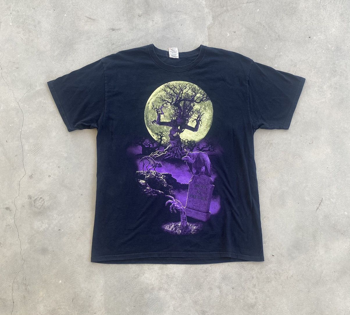 Expert Horror × Vintage HAPPY HALLOWEEN REST IN PIECES TEE Size US L / EU 52-54 / 3 - 1 Thumbnail