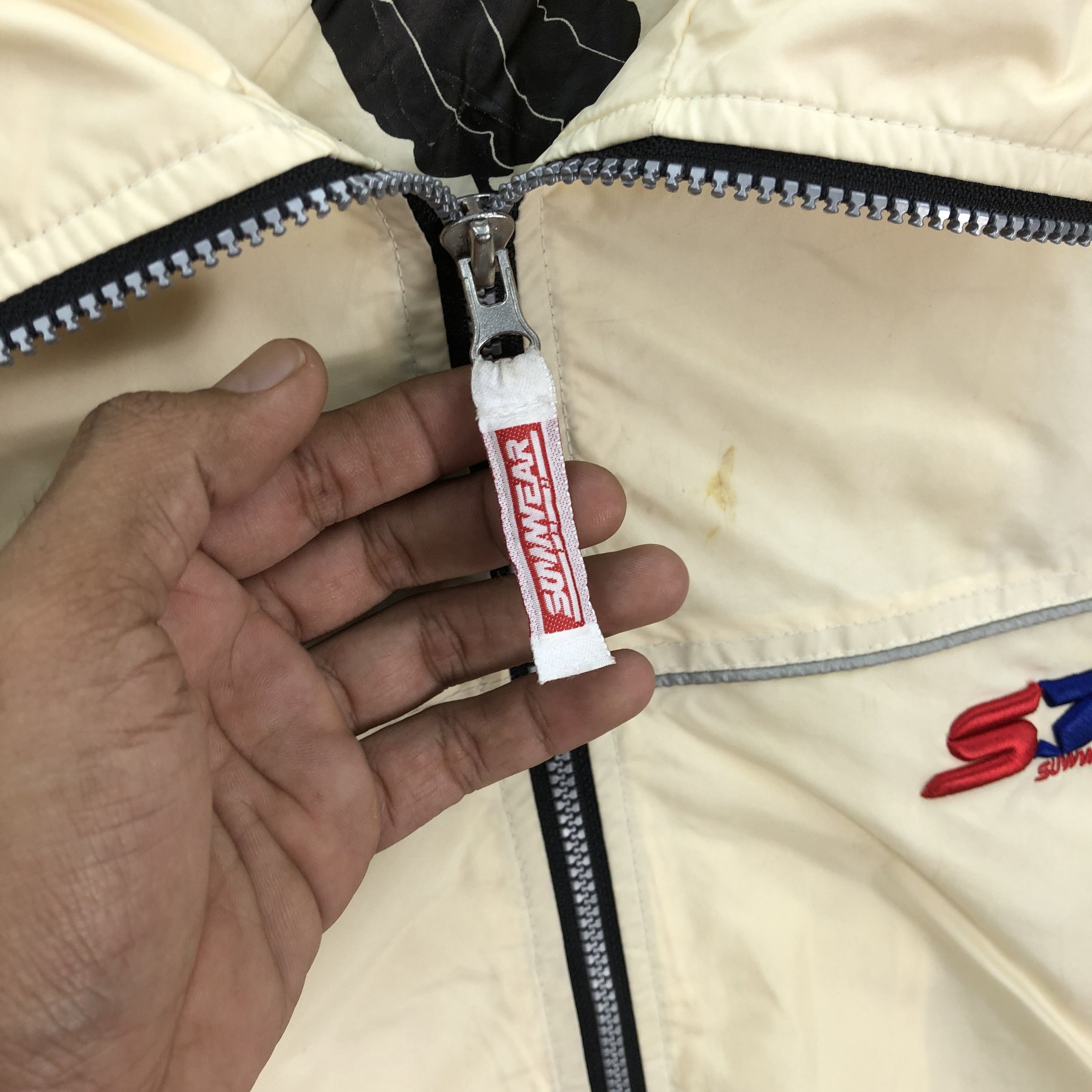 Japanese Brand × Vintage Vintage 90s Suw Gear Hoodie Windbreaker Jacket Size US XXL / EU 58 / 5 - 10 Thumbnail