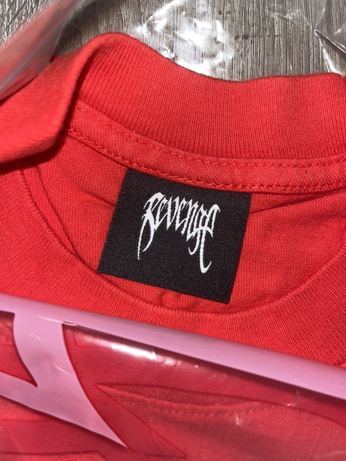 999 Club × Revenge Revenge - Sacrifice of Isaac T Shirt Red Size US L / EU 52-54 / 3 - 3 Thumbnail