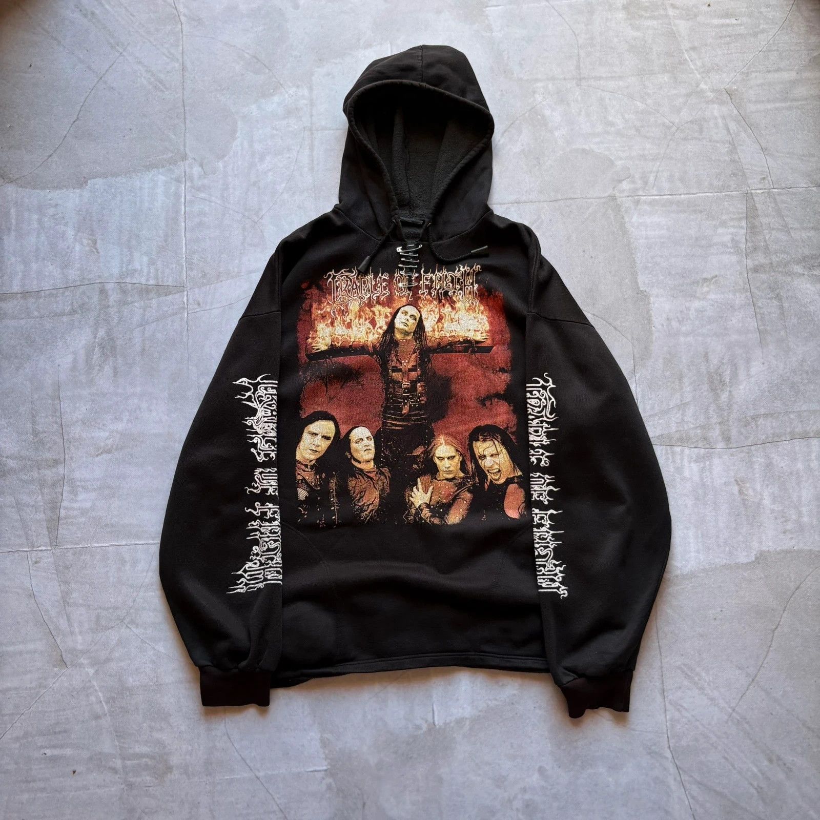 Band Tees vintage 00s Cradle Of Filth Tonight In Flames hoodie rock Size US XL / EU 56 / 4 - 3 Thumbnail