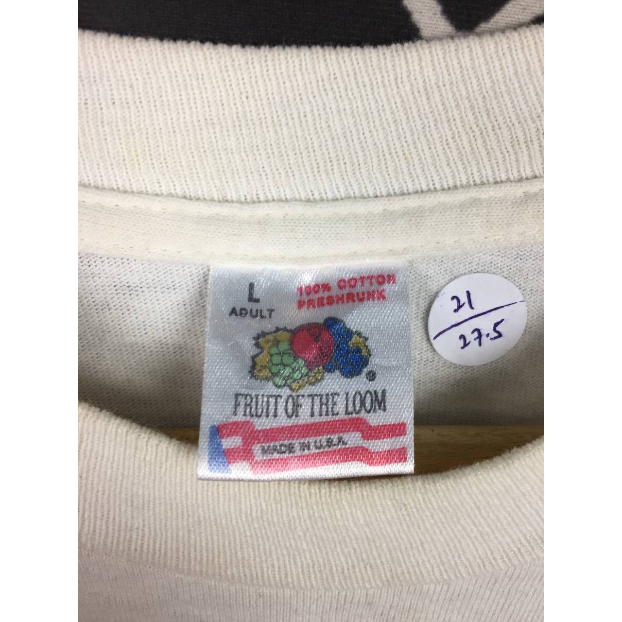 Fruit Of The Loom × Vintage Vtg 90s The Algonquin St. Andrews By The Sea Embroidery Tee Size US L / EU 52-54 / 3 - 14 Thumbnail