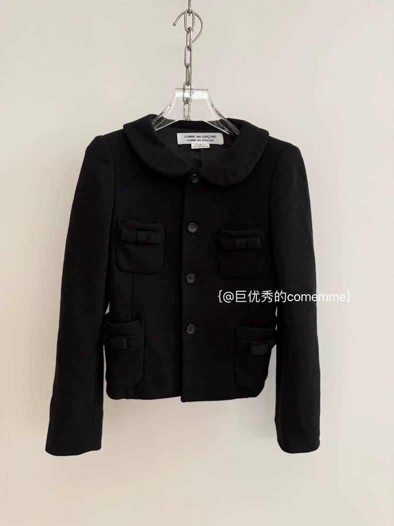 Comme des Garcons Comme Des Garcons Black Gold Ingot Collar Four Bow Pocket Size XS / US 0-2 / IT 36-38 - 2 Thumbnail