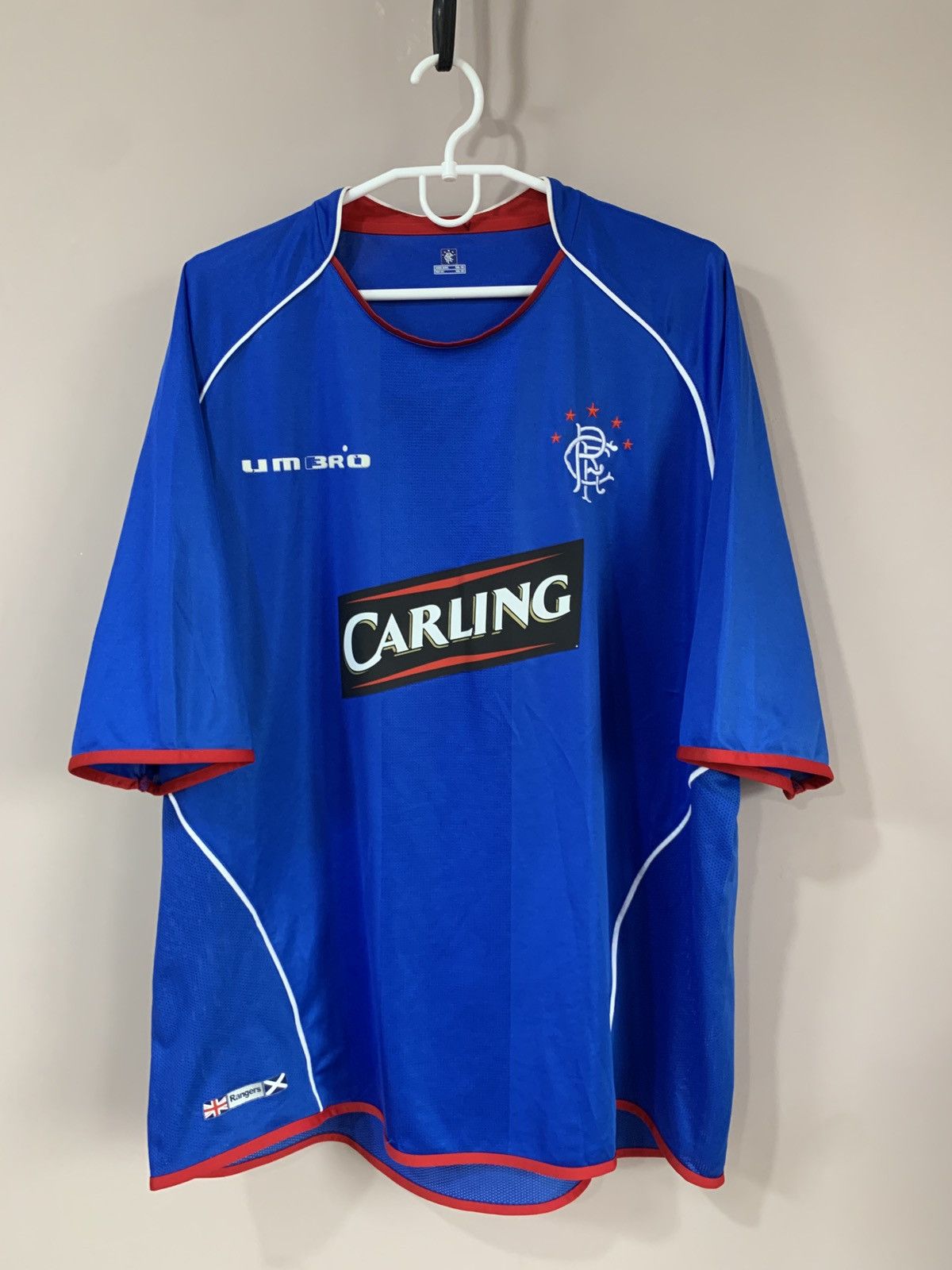 Umbro GLASGOW RANGERS 2005-2006 HOME FOOTBALL UMBRO SHIRT JERSEY Size US XXL / EU 58 / 5 - 1 Thumbnail