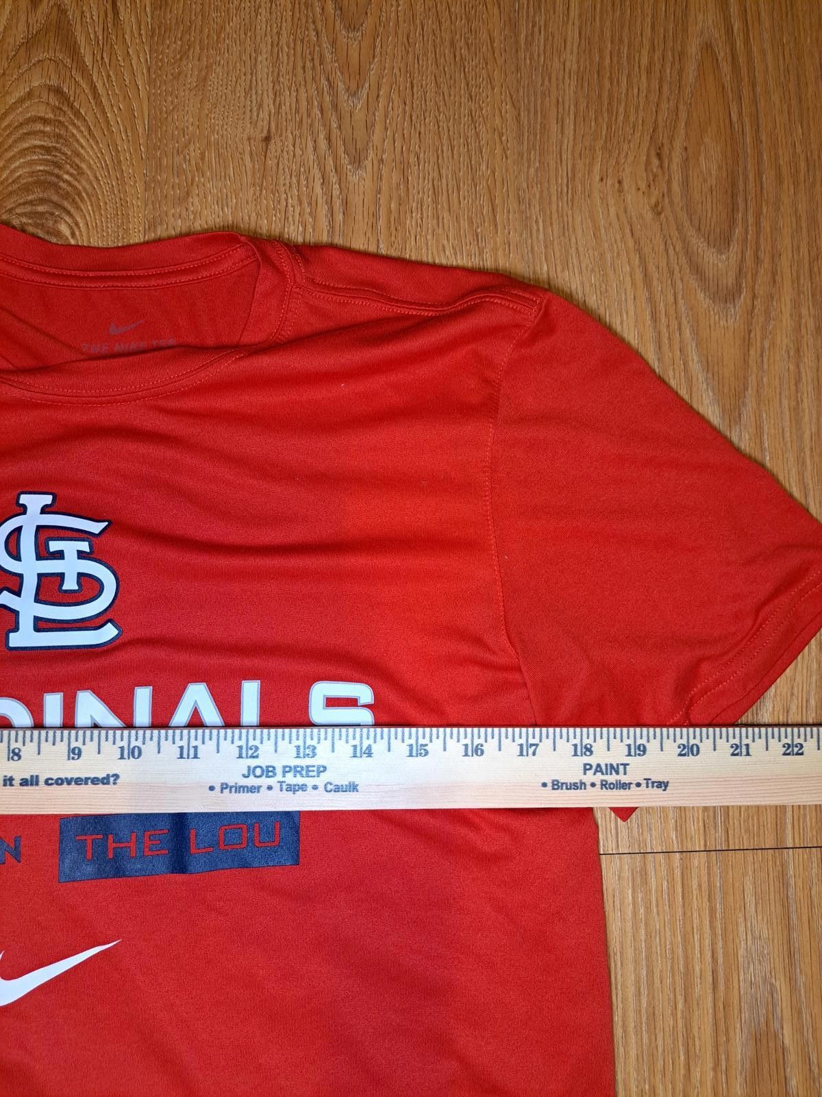 Nike Nike Dri Fit St Louis Cardinals T Shirt Mens Medium Red Size US M / EU 48-50 / 2 - 6 Thumbnail