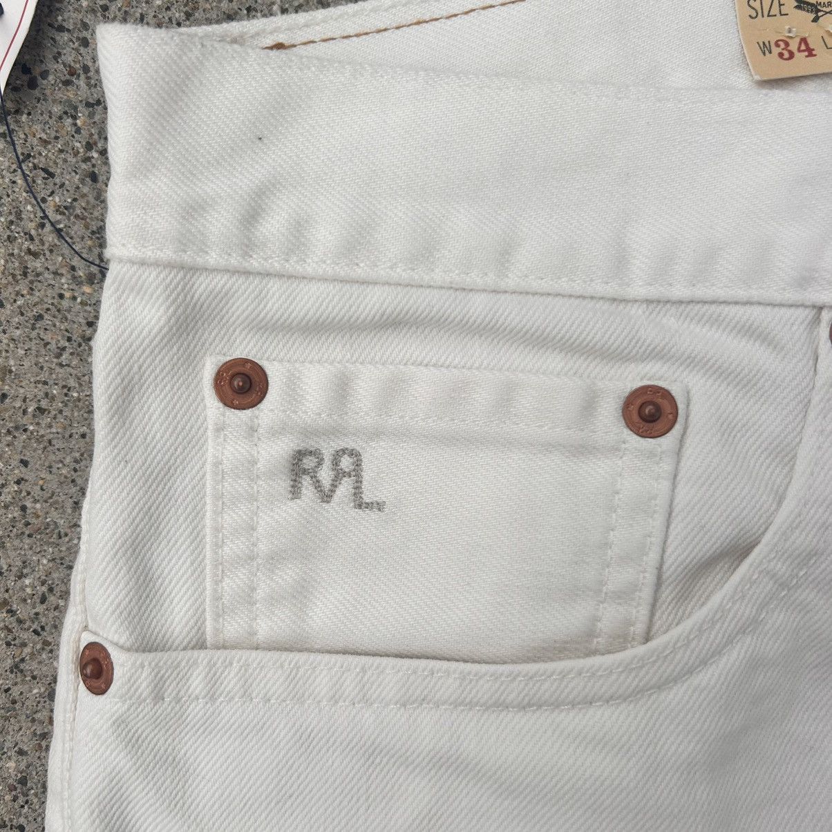 RRL Ralph Lauren RRL Ralph Lauren Brand New White Denim Canvas Pants Size US 34 / EU 50 - 9 Thumbnail