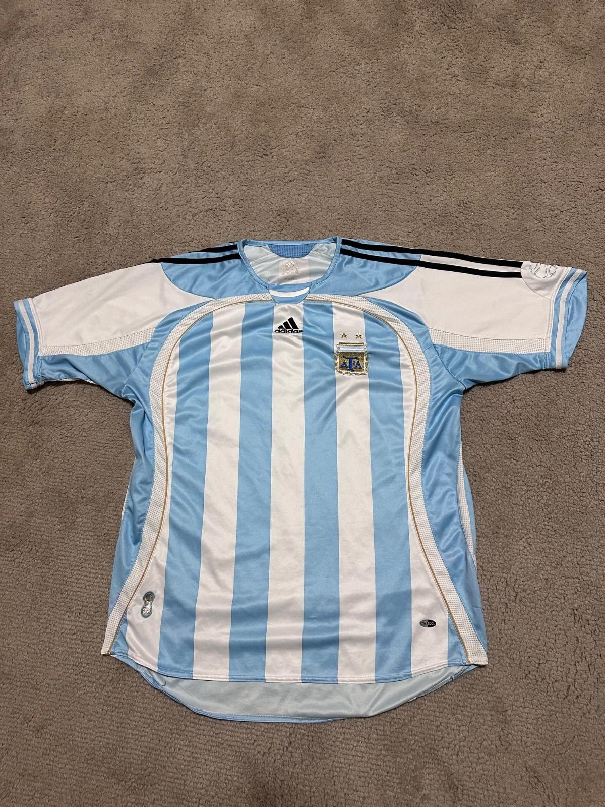Vintage Argentina 2006/07 Home Soccer Jersey Football Shirt