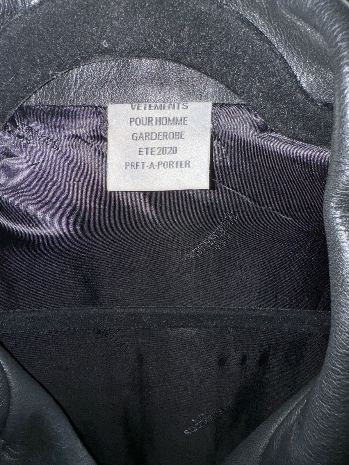 Vetements Vetements biker leather jacket Size US L / EU 52-54 / 3 - 3 Thumbnail
