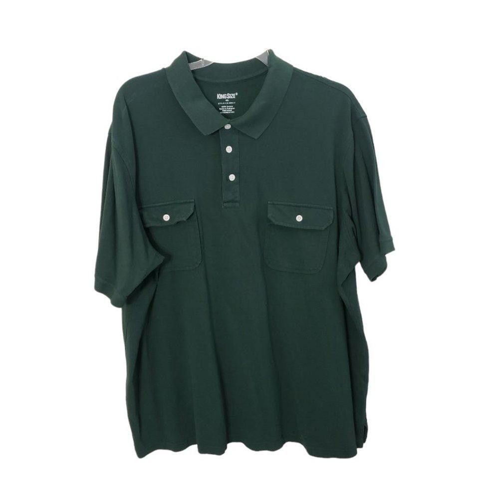 Designer CT347 King Size Dark Green Polo Shirt 4XL Size US XXL / EU 58 / 5 - 1 Thumbnail