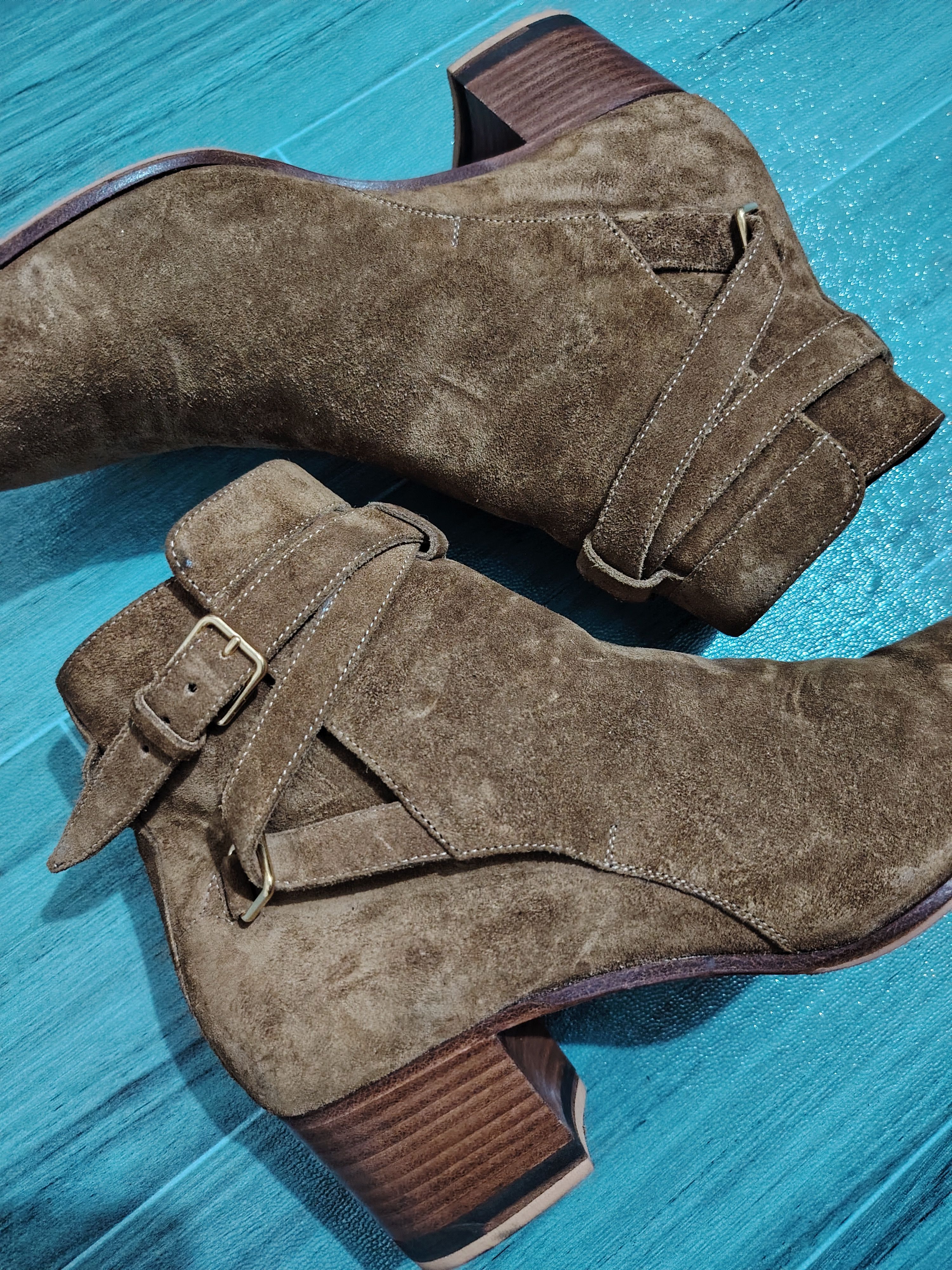 Saint Laurent Paris SAINT LAURENT PARIS - Suede Jodhpur Ankle Boots Size US 7 / IT 37 - 4 Thumbnail