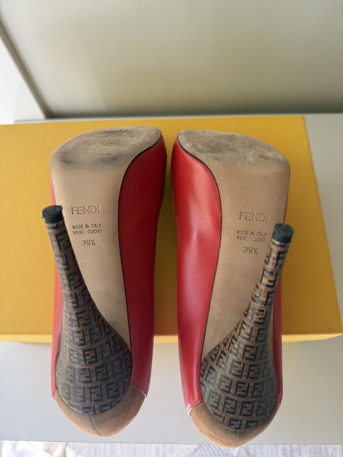Fendi Fendi tobacco poppy suede leather pumps Size US 9 / IT 39 - 5 Thumbnail