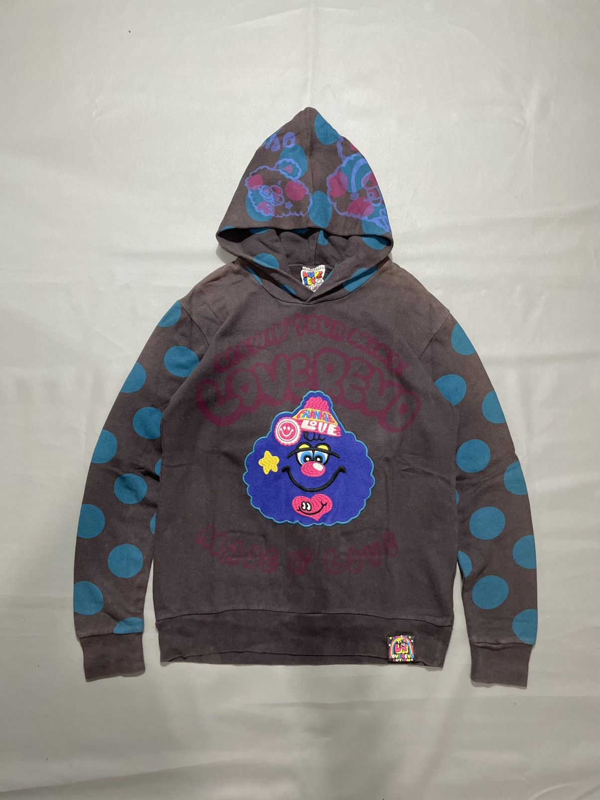Hysteric Glamour ‘COURTNEY LOVE’ 総柄パーカー Hysteric Glamour Hysteric Glamour Courtney Love Lick Me Hoodie