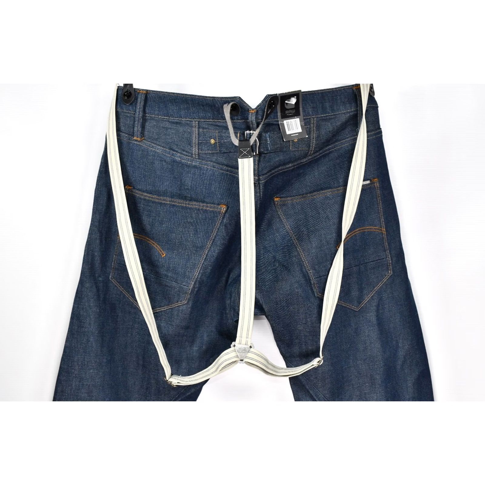 G-Star G-Star Arc 3D Tapered Tailored Braces Jeans VERDE Mens Denim W35/L36 Size US 35 - 7 Thumbnail