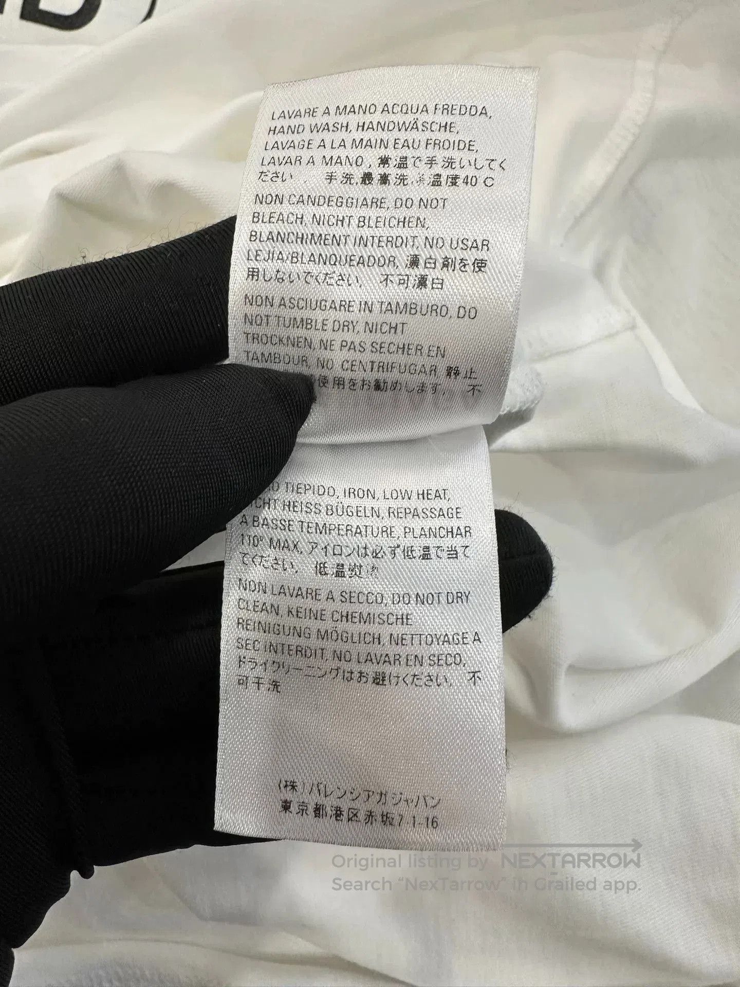 Balenciaga Balenciaga Double B Logo White Oversized Tee XS. Size XS / US 0-2 / IT 36-38 - 7 Thumbnail
