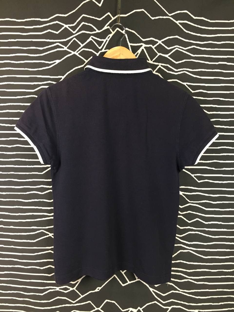 Moncler Moncler Big Logo High Fashion Luxury Polo Tee Size S / US 4 / IT 40 - 6 Thumbnail